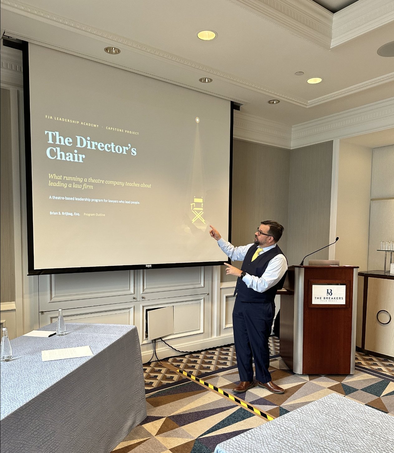 Brian Brijbag keynote at The Breakers